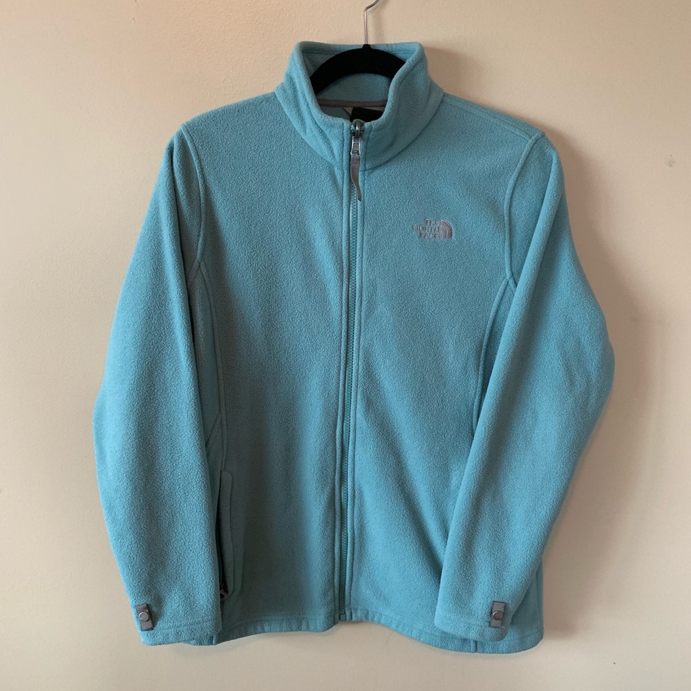 The North Face Fleece Girls XL Blue Zip Jacket